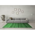 thumbnail image 3 of Ahgly Company Indoor Rectangle Abstract Emerald Green Modern Area Rugs, 2' x 3', 3 of 4