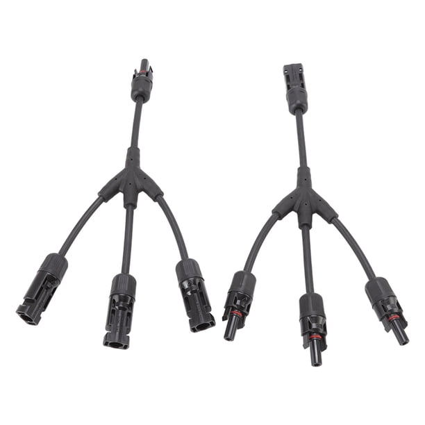 2 uds. Conectores solares de rama Y 1 a 3 divisor Cable Solar enchufe PV adaptador paralelo Solar 1000V DC YUNYI BRAND Deportes