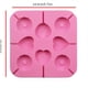 thumbnail image 3 of Molde for paletas de silicona con forma de corazón y círculo, 8 cavidades, moldes for hornear y chocolate, 3 of 3