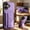 Purple, variant on For iPhone 17 Phone Case,With Credit Card Slots,Invisible Foldable Kickstand,Anti-Scratch Shockproof Heavy Duty Drop Protection,Durable Anti-fall Non-slip Rugged Phone Case,Purple
