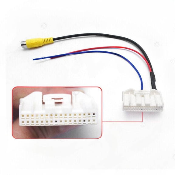 Suitable for Nissan 14 Teana X-Trail Qijun reversing video cable, 32 pin reversing camera adapter cable