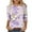 Multicolor Plus Size Blouse for Women_r, variant on CYMMPU Blouses for Women Dressy Casual Round Neck Spring Tops Loose Fit Flower Pattern Tunic Tops 3/4 Sleeve Fall Fashion Shirts Lightweight Basic T-Shirts Multicolor XXXXXL