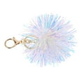 thumbnail image 6 of MRLESS Sparkling Glitter Pom Pom Keychain with Tassel Charm, Cute Handbag Pendant for Women and Girls Accessories, 6 of 6