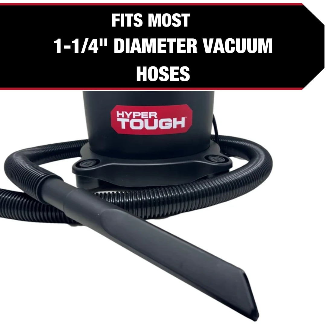 Hyper Tough 13-1508 Universal Crevice Nozzle for Wet/Dry Vacuums with a 1.25' Hose