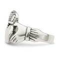 thumbnail image 4 of Sterling Silver Antiqued Claddagh Ring, 4 of 6