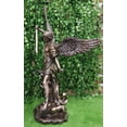 thumbnail image 6 of Ebros 45" Tall Grand Saint Michael The Archangel Slaying Satan Lucifer Statue, 6 of 6