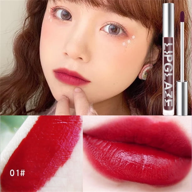 Fiudx Lápiz Labial En Polvo Mate Velvet Lip Glaze En 3,5 Ml En Seis Colores