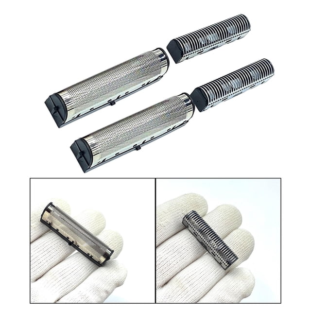 Lámina y cortadora de repuesto profesion, Afeitadora eléctrica, afeitadora de doble hoja, regalos para hombres, accesorios para afeitadora, corte , Plata Salvador Afeitadora de láminas de repuesto