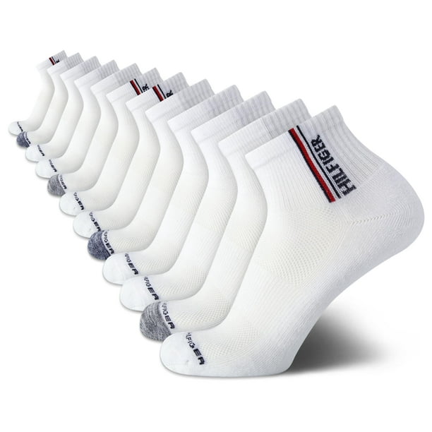 Calcetines Quarter Tommy Hilfiger Performance Cushion, paquete de 12 unidades, para hombre