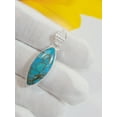 thumbnail image 3 of Turquoise Pendant, 925 Sterling Silver Pendant, Blue Copper Turquoise, Wedding Pendant, Necklace Pendant, Large Blue Turquoise, Gift For Her, 3 of 4