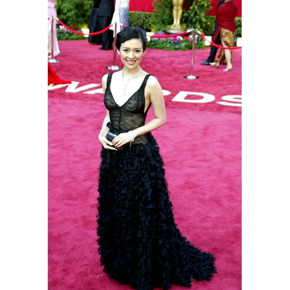 Ziyi Zhang (Wearing A Monique Lhuillier Dress) At Arrivals For 77Th Annual Academy Awards Oscar Ceremony, The Kodak