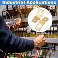 thumbnail image 2 of Pack of 100 Wire Connectors Without Insulated Male Electrical Spades Terminals for Industrial and Automotive Use, 2 of 8