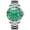 Green, variant on Watch for Men Stainless Steel Business Dress Luxury Diamond Big Face Waterproof Mens Watches with Date Analog Wrist Men Watch Reloj para Hombre Green Dial
