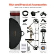 thumbnail image 3 of VEVOR Compound Bow Archery Right Hand Arrow Set 70 Lbs 320 fps Hunting Shooting Target, 3 of 9