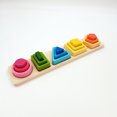 thumbnail image 5 of Juguetes de clasificación y apilamiento de madera OYS Montessori Vevor para mayores de 18 meses, 5 of 5