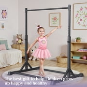 Primy 230LBS Gymnastics Bar for Kids, 39~61inches Adjustable Height Gymnastic Horizontal Bars, Stable Gymnastics Equipment Junior Training Bar for Home Using for Children