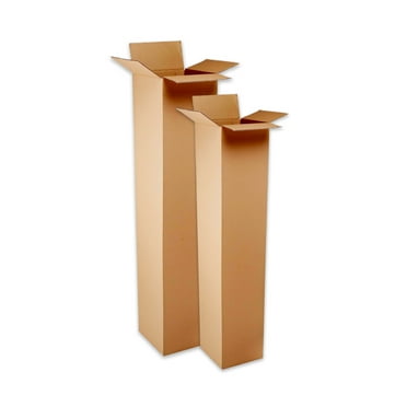 25/Case 10" x 10" x 30" ECT-32 Tall Corrugated Boxes Shipping/Packaging Box