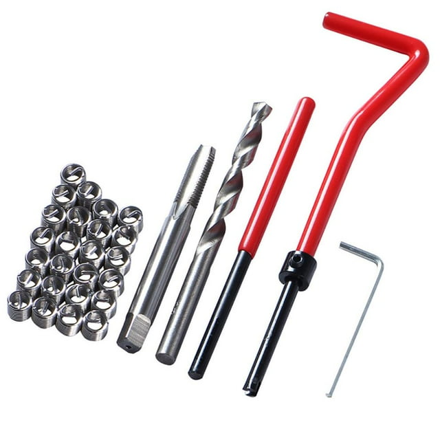 SDNall 30x Metric Thread Repair Insert Kit M5 M6 M8 Car Pro Coil Tool