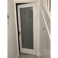 thumbnail image 5 of Window Film Self Adhesive Frosted Glass Film Privacy Film Window Film Opaque Decorative Film Anti-UV Static Film with Irregular Stripe Pattern 45 x 200cm, 5 of 5