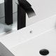 thumbnail image 4 of Tapa de rebose para lavabo de baño, tapa de acero inoxidable para fregadero de cocina, tapa decorativa para lavabo de cerámica (estilo tapa de rebose), 4 of 8