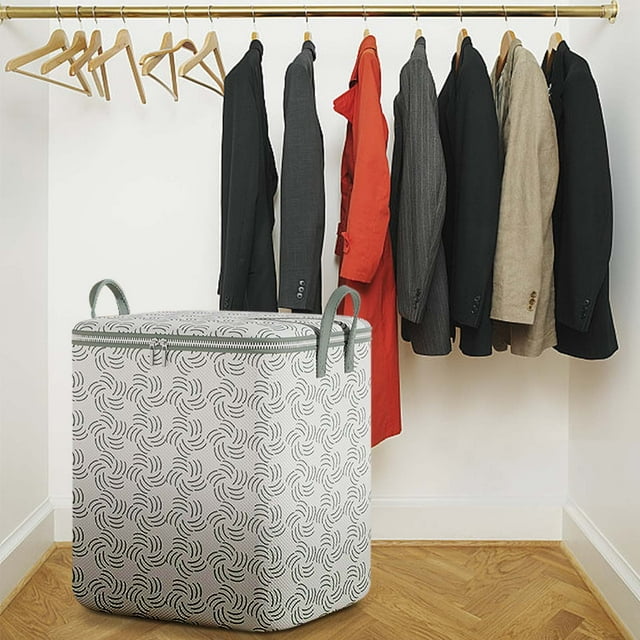 XYAIYT Large Capacity Quilt Storage Bag for Clothes and Bedding Non Woven Fabric for Home Dorm and Travel Long Lasting Foldable Organizer for Moving Packing and Luggage