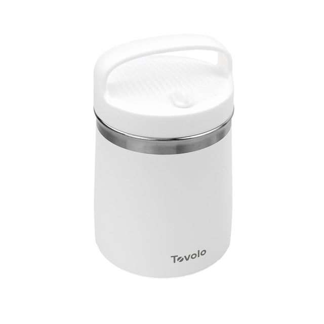 Recipiente para alimentos Tovolo Traveler 2L de acero inoxidable blanco
