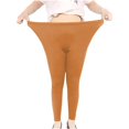 thumbnail image 5 of Plus Size Women's Yoga Pants - High Waist Hip Lifting Workout Leggings (XL-5XL, 18 Colors) | Yubnlvae (Orange | 3XL), 5 of 6