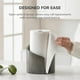 thumbnail image 2 of Mountain Paper Towel Holder Countertop with Mango Wood Round Base and Iron Holder, Wood Paper Towel Holders Countertop, Easy One-Handed Operation for Kitchen Bathroom (Gray), 2 of 7