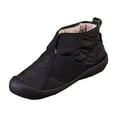 thumbnail image 2 of Xucatan Women's Puffy Low Booties, Slip On Winter Snow Boots with Fleece Lining & Memory Foam, Lightweight Warm Indoor Outdoor Shoes Gift, 2 of 4