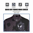 thumbnail image 4 of Dark Ghost Print Hawaiian Shirt for Men – Cool & Comfortable Tropical Style with Gengar Vibe, Unique Gift for Anime Fans, Button-Up Menswear for Casual Looks | L, 4 of 5