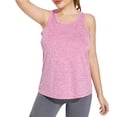 thumbnail image 5 of Workout Tank Tops Woman Stretchy Scoop Neck Racerback Loose Fit Sleeveless Shirt Athletic Yoga Gym Tanks, 5 of 5