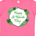 thumbnail image 4 of Inktastic Happy St. Patrick's Day Clovers Boys or Girls Toddler T-Shirt, 4 of 5