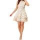thumbnail image 1 of Inspire Chic Conjunto Vestidos de Chifón para Mujeres Vestido Mini A-Line Sin Mangas Floral con Fruncido XL Blanco-Floral, 1 of 6