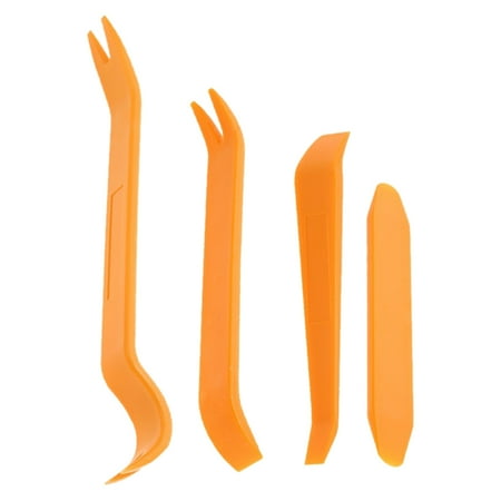 

JiaQi 4Pcs Car Door Panel Clip Trim Dash Audio Radio Pry Installation Remover Tools