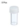 thumbnail image 3 of Uxcell 10mL Plastic Sample Cups Sample Containers Leak Proof Screw Cap for Lab Home White 5 Pack, 3 of 6
