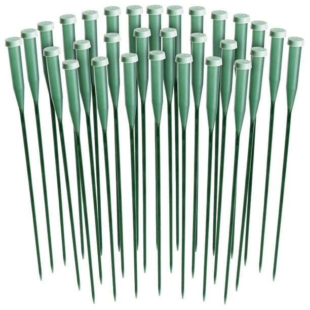 30 Pack Stem Water Tubes for Flowers with Caps, Extendable Vials for
