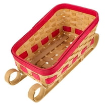 Homoyoyo Red Christmas Sleigh Decoration Crafted Festive Holiday Home Decor