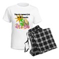 thumbnail image 4 of CafePress - Honeymoon Bermuda Women's Light Pajamas - Women's Short Sleeve Print T-Shirt and Pants Light Cotton Pajama Set, 4 of 7
