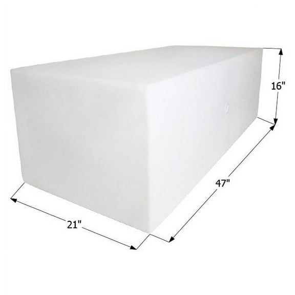 Icon 12720 Fresh Water Replacement Tank- 63 Gallon - 47" x 16" x 21"