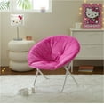 thumbnail image 5 of Hello Kitty, 23" Kids' License Embossed Saucer Chair , Hot Pink, 5 of 7