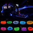 thumbnail image 2 of Luces LED para interior de coche, luces de neón flexibles con unidad USB de 1M / 2M / 3M/5M, estilo popular, 2 of 4