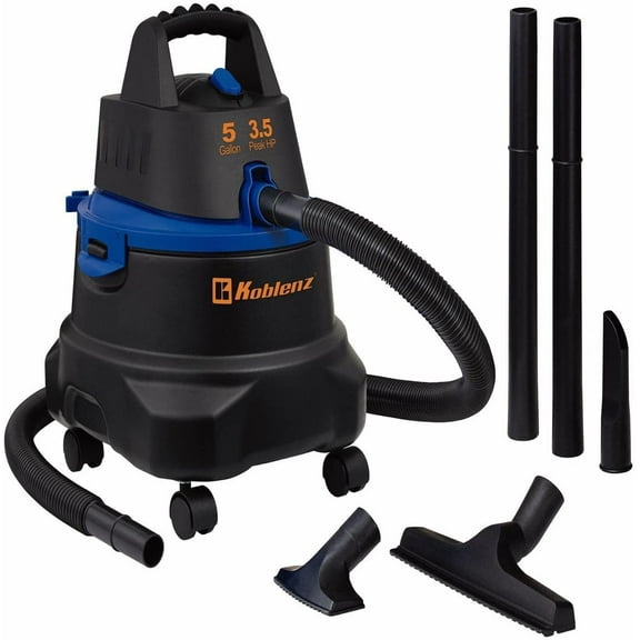 Aspiradora de Alta Potencia Koblenz WD-5MA Seco Mojado 5 Galones