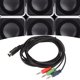 thumbnail image 5 of Cable Mini DIN ANGGREK de 9 Pines A 3.5mm Señal Clara Conexión Apretada Plug And Play, 5 of 8