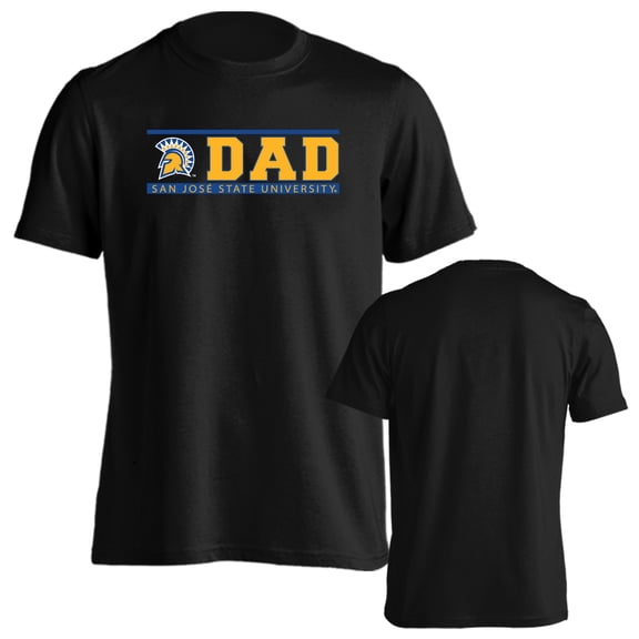 San Jose State University Spartans Dad Proud Parent Short Sleeve T-Shirt