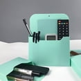 thumbnail image 3 of Magnetic File Holder Storage Box Solid Color Large Capacity Full Size Magnetic Pocket Wall Hanging File Organizer, 3 of 7