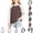 Brown, variant on YOUYEDIAN Girls Shirts Casual Comfy Raglan Long Sleeve Crewneck Tops