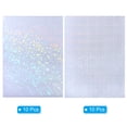 thumbnail image 3 of Uxcell 20Sheets A4 Self-adhesive Holographic Sticker Paper Set, 2Styles, 3 of 6