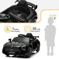 thumbnail image 3 of UBesGoo Ride on Car Toy for Kid 12V 4.5Ah Licensed Mercedes-Benz Electric Car, Black, 3 of 7