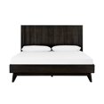 thumbnail image 2 of Wooden King Bed with Natural Wood Grain Details Brown, 2 of 2