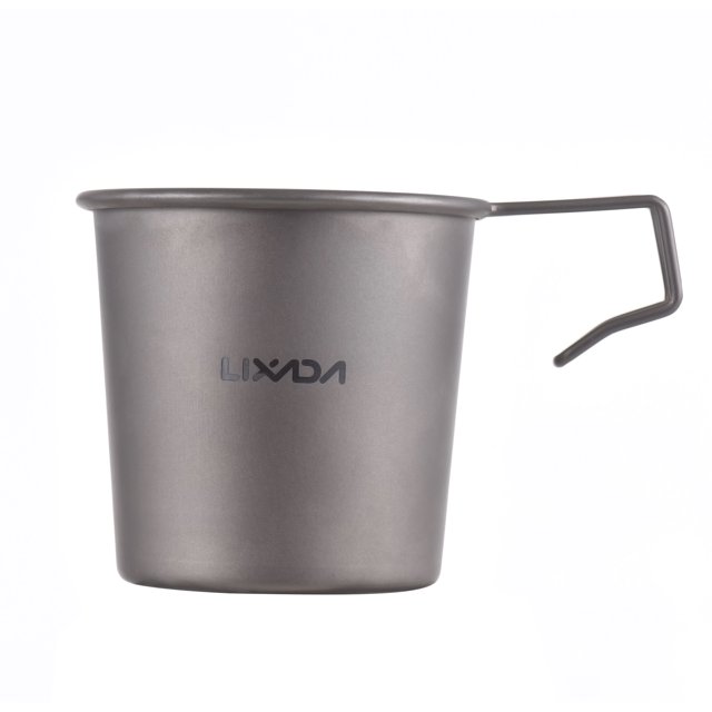 Taza Ti Sierra de 220ml, taza ligera para acampar Ti, taza de café para senderismo para acampar al aire libre y senderismo